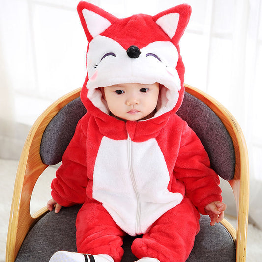 Pijama Enterizo Cálido para Bebé - Otoño e Invierno