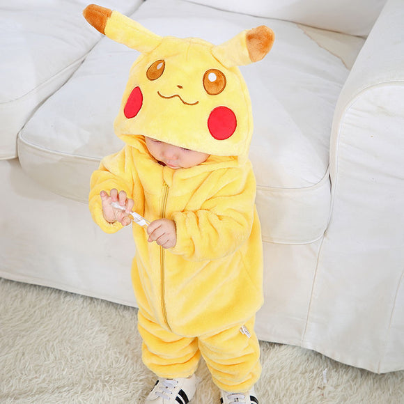 Pijama Enterizo Cálido para Bebé - Otoño e Invierno