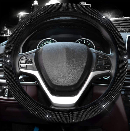 Funda de Volante con Cristales Rhinestone - Diseño Artesanal Elegante - Image 11