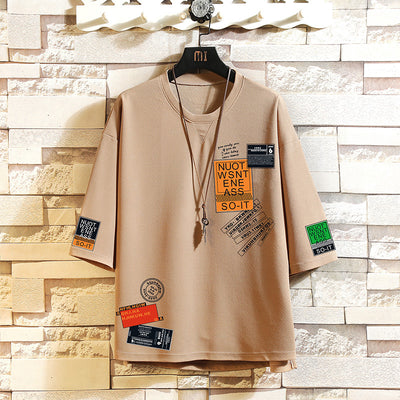 Camiseta Estampada Cuello Redondo Manga Corta Hombre - Image 13