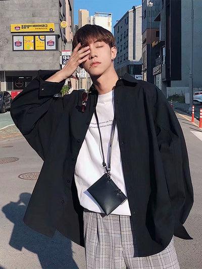 Chaqueta Ligera Harajuku de Manga Larga para Hombre - Image 2