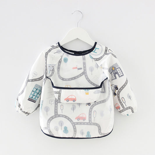 Babero Impermeable de Manga Larga para Bebé - Protección Total