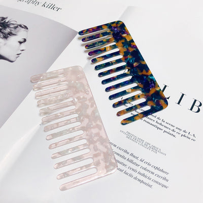 Peine Antiestático Estampado Leopardo Marmolado para Peluquería - Image 21