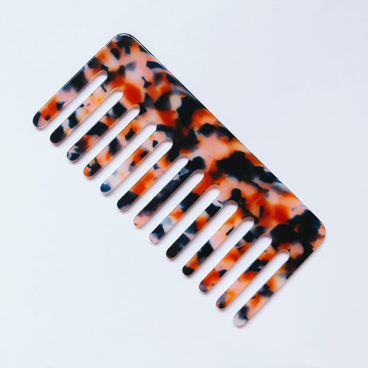 Peine Antiestático Estampado Leopardo Marmolado para Peluquería - Image 30