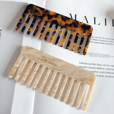 Peine Antiestático Estampado Leopardo Marmolado para Peluquería - Image 11