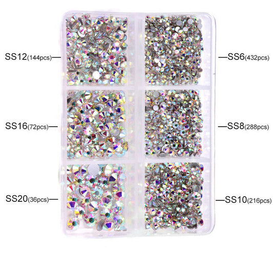 Piedras Rhinestone de Cristal para Diseño de Uñas