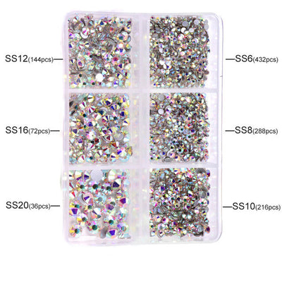 Piedras Rhinestone de Cristal para Diseño de Uñas