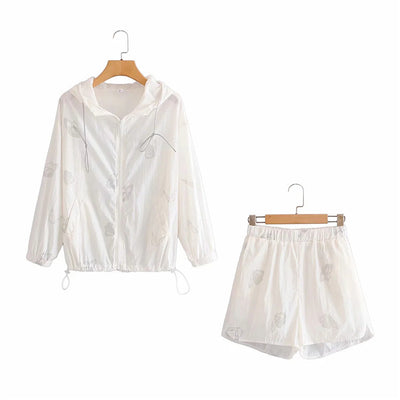 Conjunto Deportivo Mujer con Estampado Reflectante Mariposa y Sudadera - Image 10