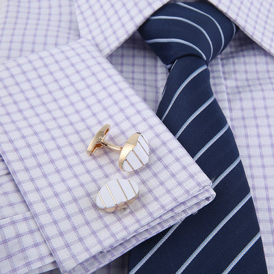 Gemelos de Esmalte para Traje Ejecutivo - Elegancia Profesional - Image 8