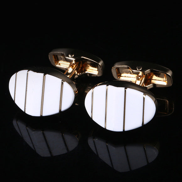 Gemelos de Esmalte para Traje Ejecutivo - Elegancia Profesional
