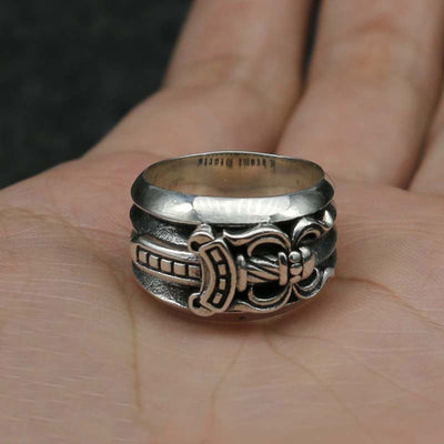 Anillo de Plata Espada Sagrada para Hombre - Dedo Índice - Image 3