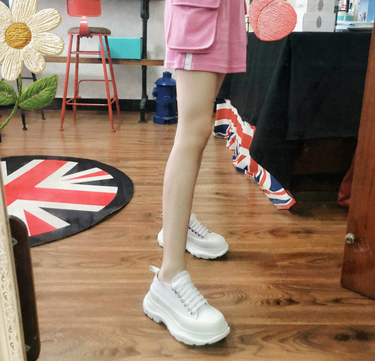 Zapatillas Estilo Retro con Suela Gruesa y Lona Versátil - Image 7