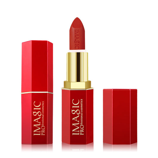 Labial Mate Tubo Rojo de Larga Duración