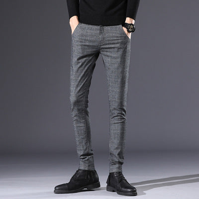 Pantalones Casuales Slim Fit Elásticos con Acabado Cepillado para Hombre - Image 11