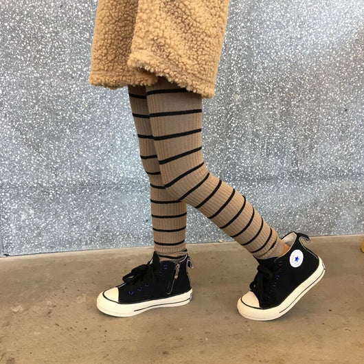 Leggings Infantiles a Rayas - Pantalones Elásticos Cómodos para Niños - Image 3