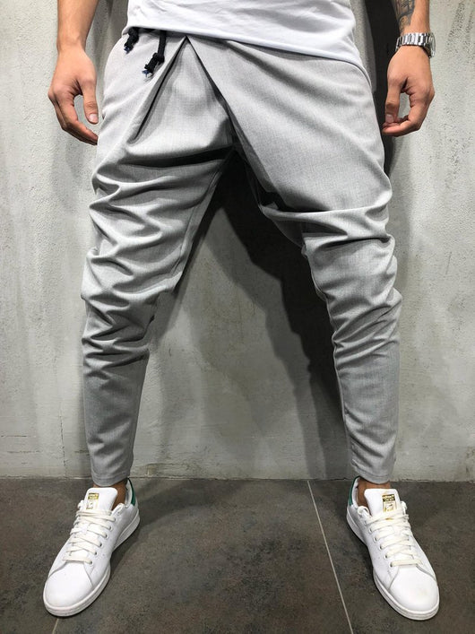 Pantalones Casuales Hombre con Cintura Ajustable y Tobillo Entallado - Image 9