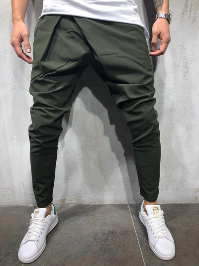 Pantalones Casuales Hombre con Cintura Ajustable y Tobillo Entallado - Image 5