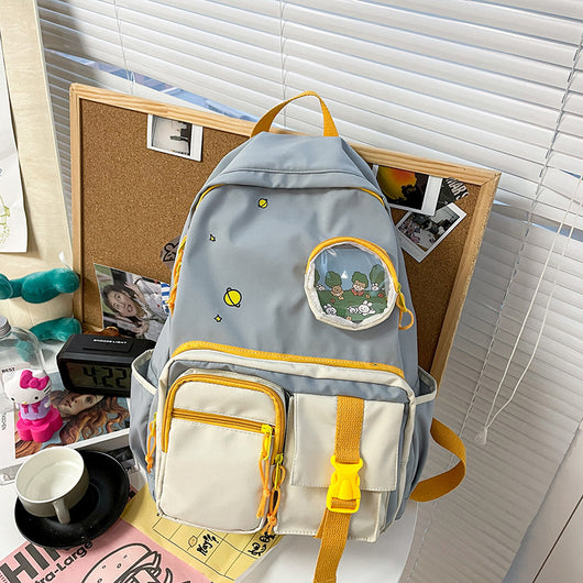 Mochila Escolar Estilo Coreano para Secundaria