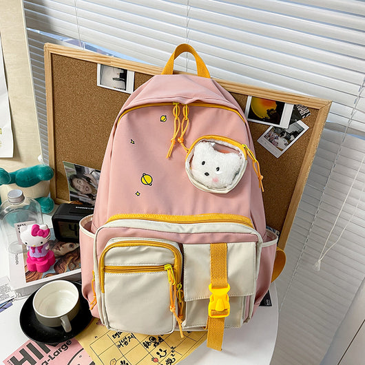 Mochila Escolar Estilo Coreano para Secundaria - Image 4