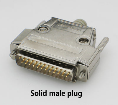 Conector DB25 Industrial Macho y Hembra - Contactos Bañados en Oro Macizo 25 Pines Doble Fila - Image 4