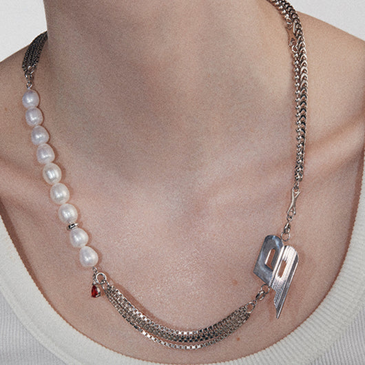 Collar Elegante de Diseño Exclusivo - Cadena Fina Lujo Minimalista Otoño Invierno - Image 8
