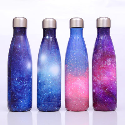 Botella Térmica Galaxy Degradado - Vaso Aislante de Acero Inoxidable Premium