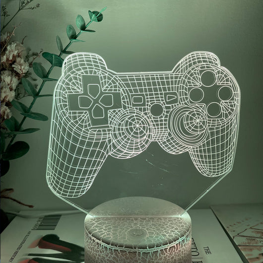 Lámpara LED 3D con Diseño de Control Gamer - Image 13