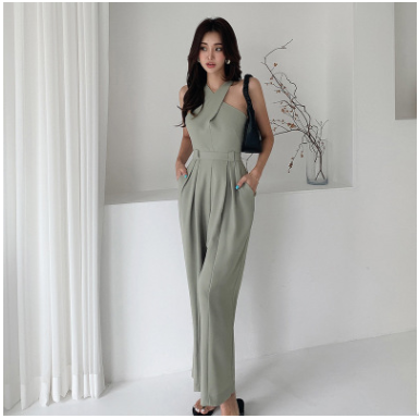 Vestido Siamés Slim sin Mangas Cintura Alta para Mujer - Image 4