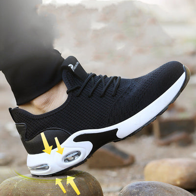 Zapatos de Seguridad Ligeros y Transpirables con Protección Reforzada