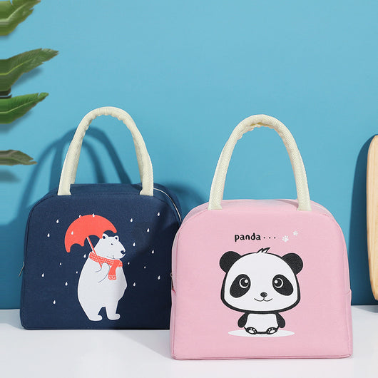 Bolsa Térmica de Aluminio Reforzado para Almuerzo - Tote Bag Grande de Lona - Image 4