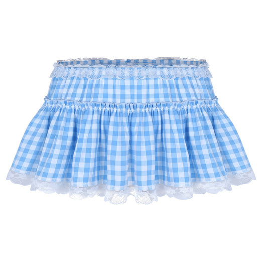 Minifalda Plisada con Encaje y Cuadros - Image 17