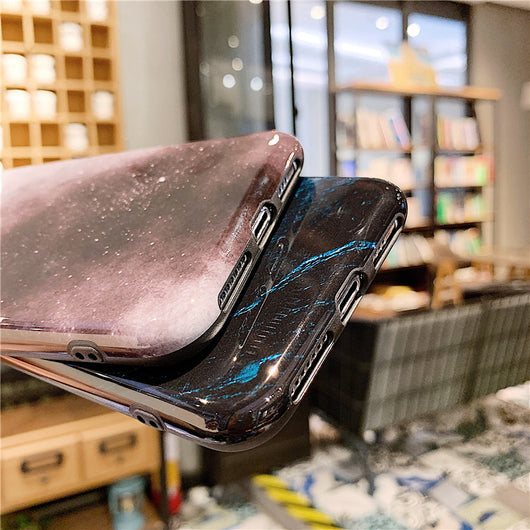 Funda Celular Mármol Azul Profundo Universo Creativo Cielo Estrellado - Image 13