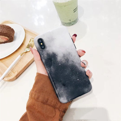 Funda Celular Mármol Azul Profundo Universo Creativo Cielo Estrellado - Image 4