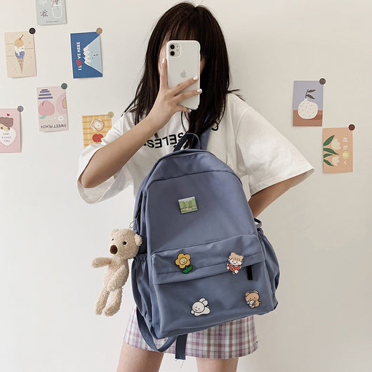 Mochila Infantil Osito de Lona - Diseño Versátil y Moderno - Image 15