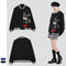 Chaqueta de Béisbol Retro con Bordado de Letras para Hombre - Estilo Campus Invierno