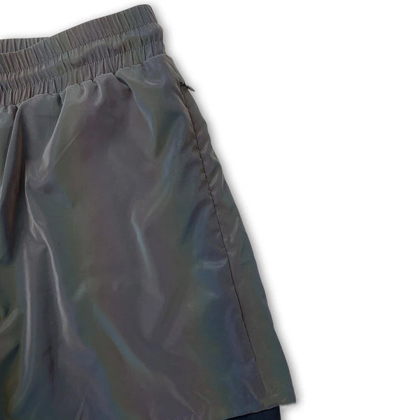 Pantalones Cortos Reflectantes para Hombre - Casual, Trabajo y Running
