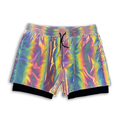 Pantalones Cortos Reflectantes para Hombre - Casual, Trabajo y Running - Image 4