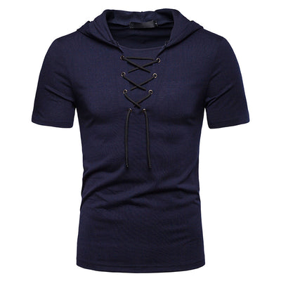 Camiseta Hombre Manga Corta con Capucha y Corte Relajado - Image 15