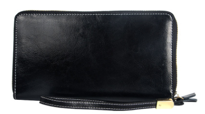 Cartera Larga Retro con Cierre de Cremallera para Mujer - Image 13