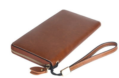 Cartera Larga Retro con Cierre de Cremallera para Mujer - Image 4