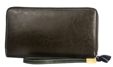 Cartera Larga Retro con Cierre de Cremallera para Mujer - Image 7