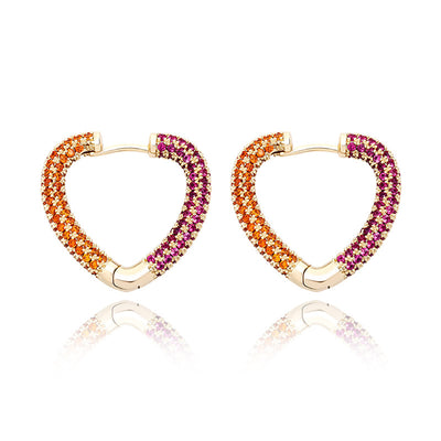 Aretes de Circonita Color Amor Versátiles y Personalizables - Image 12