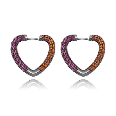 Aretes de Circonita Color Amor Versátiles y Personalizables - Image 11