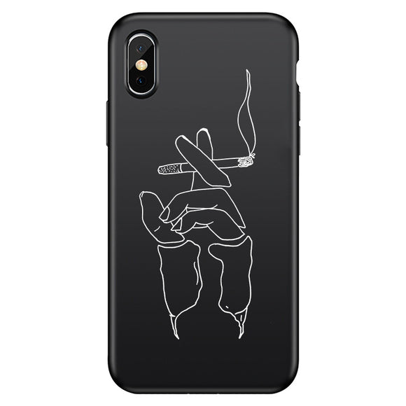 Funda para Apple con Diseño Alien Astronauta Love y Alfabeto Inglés