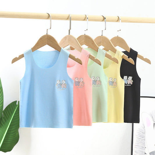 Camiseta Interior Modal sin Costuras para Niños