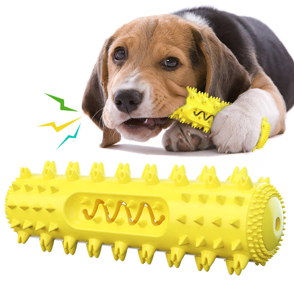Juguete Masticable Dental para Perros con Sonido y Limpieza de Dientes