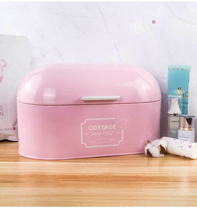 Caja de Almacenamiento de Hierro Nórdico Reforzada para Pan y Alimentos - Image 4