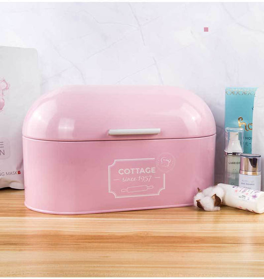 Caja de Almacenamiento de Hierro Nórdico Reforzada para Pan y Alimentos - Image 4