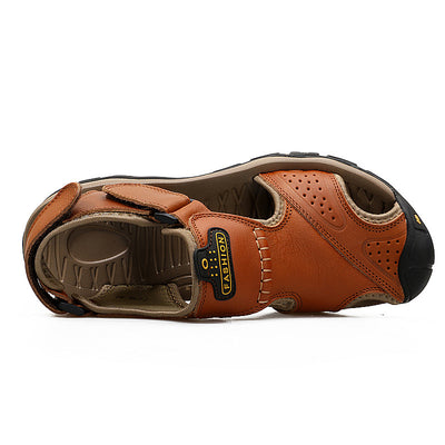 Sandalias Casuales de Piel con Puntera para Exteriores - Image 12