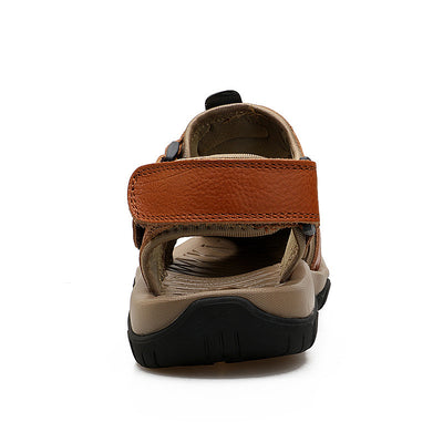 Sandalias Casuales de Piel con Puntera para Exteriores - Image 8